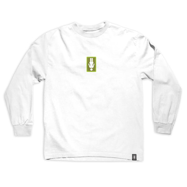 Girl 93 Til Oops Long Sleeve Tee White