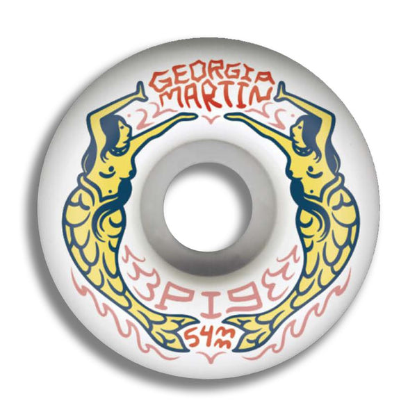 Pig Georgia Martin 'Mermaid' / 99A Skateboard Wheels - 54mm