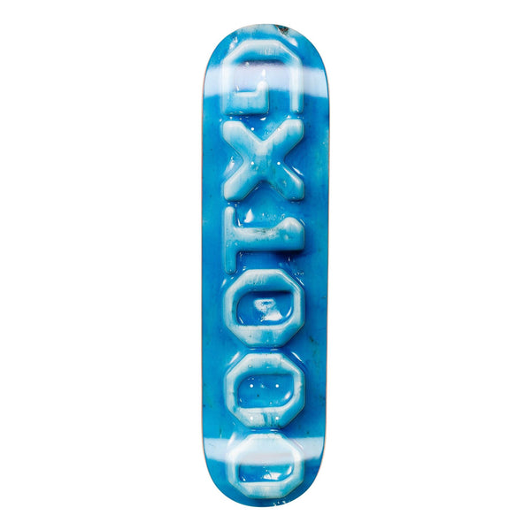 Ceramic OG Logo - Blue Skateboard Deck - 8.0