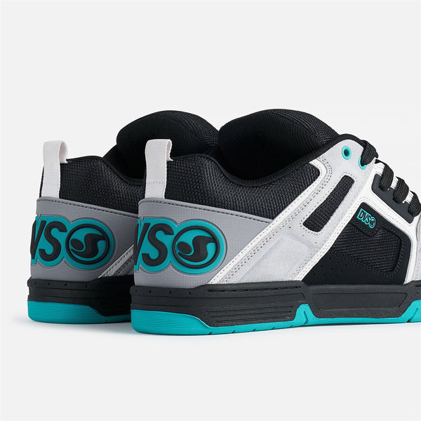 DVS Comanche Skate Shoes Grey Black Teal