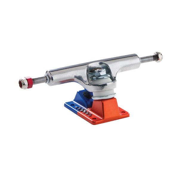 Ace AF1 Anodized Blue Orange / Polished 22 Skateboard Trucks - 22 (5.25