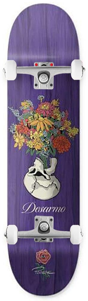 Primitive Desarmo Rebirth Deck Purple x Venom Custom Complete Skateboard - 8.0