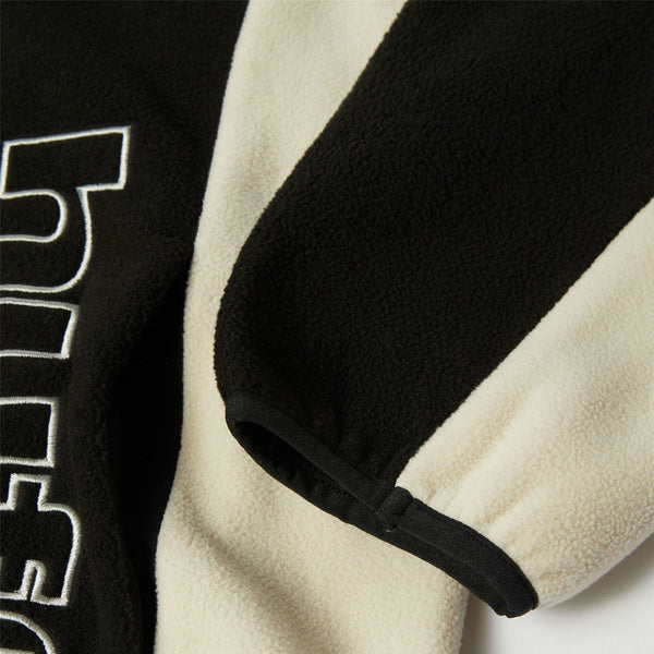 HUF Basecamp Quarter Zip Polar Fleece (Black)