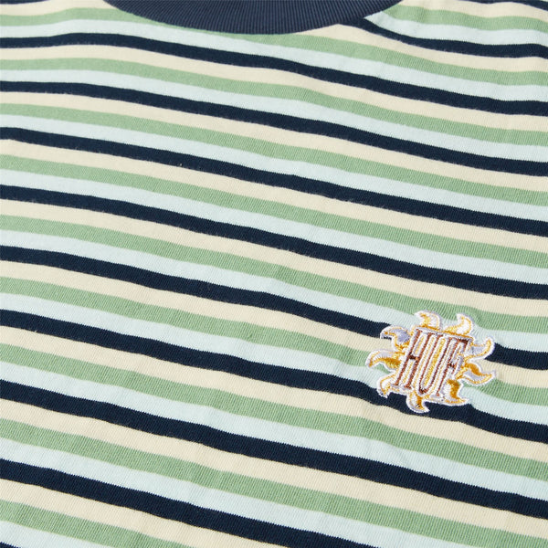 HUF Apollo Striped S / S Knit Boxy Top (Blue) T-Shirt - S