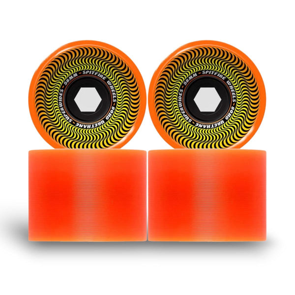 Spitfire 80HD Super Wide (Orange) Skateboard Wheels - 58mm