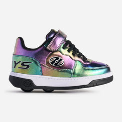 Heelys X2 Rezerve Low X2 - Black / Iridescent - Skatewarehouse.co.uk