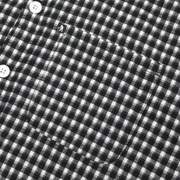 Workers Check Shirt SS (Black) CO