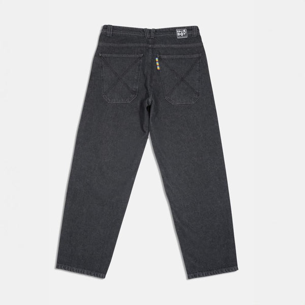 Homeboy Pant X-tra MONSTER Jeans - Washed Black - Skatewarehouse.co.uk