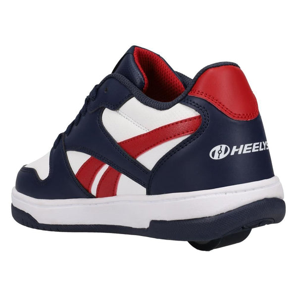 Heelys x Reebok BB 4500 Low - White / Navy / Flash Red - Skatewarehouse.co.uk