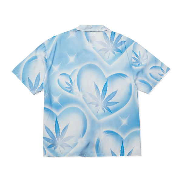 HUF Love In The Air S / S Resort Shirt (Pool Blue) T-Shirt - XL