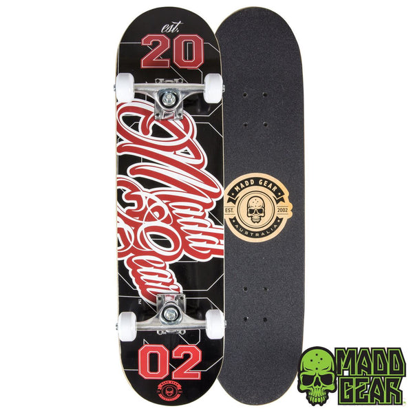 Madd Gear Pro Skateboard - Gameplay - Black / Red Complete Skateboard
