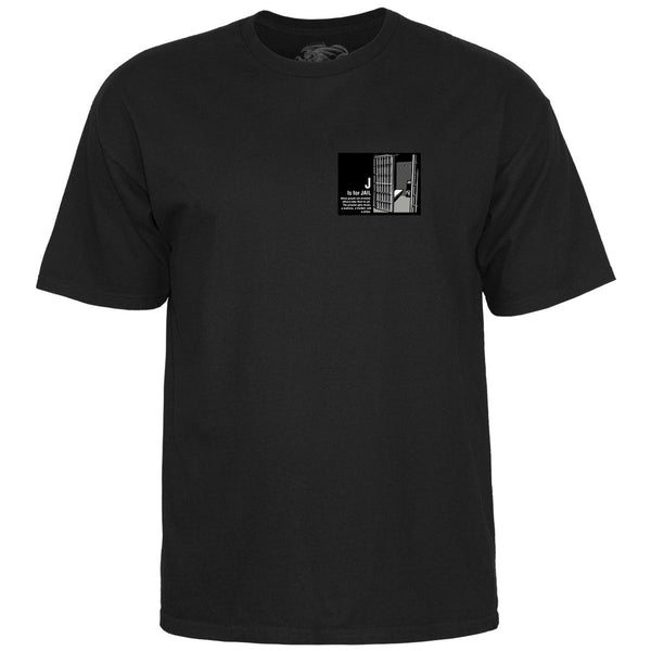 Powell-Peralta™ Chris Senn Cop Tee Black - Skatewarehouse.co.uk