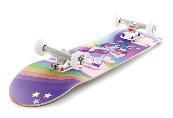 Venom Junior Kids Complete Skateboard - Unicorn Night - 7.25