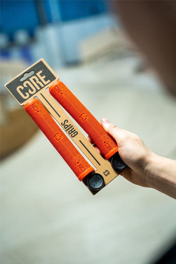 CORE Skinny Boy Handlebar Grips Soft 170mm – Red - Skatewarehouse.co.uk