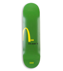 Sour Solution Nisse Over It Green  Skateboard Deck - 8.375" - Skatewarehouse.co.uk