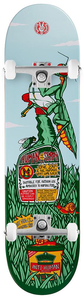 Drawing Boards Spraying Mantis x Venom Custom Complete Skateboard - 8.25