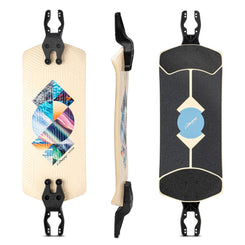 Loaded Boards Fathom Strata - Brick & Bracket Longboard Complete