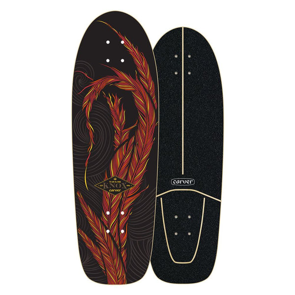 Carver Knox Phoenix - Surfskate Cruiser Skateboard Deck - 9.875