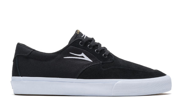 Lakai Riley 3 Skate Shoes - Black - Skatewarehouse.co.uk