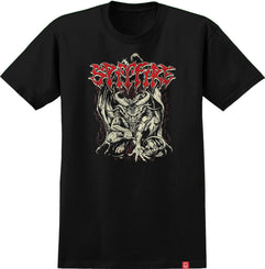 Spitfire Demon Tee (Black W / Discharge Print) - M