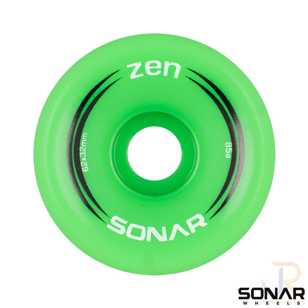 Sonar (4) Zen - Green - / 85a Skateboard Wheels - 62mm