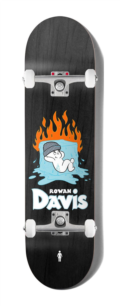 Girl Ice Cold One Off Rowan Davis x Venom Custom Complete Skateboard - 8.25"