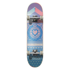 Blueprint x Sky Brown x MLSL Collab Home Heart Teal / Pink Split Fade Complete Skateboard - 7.25"
