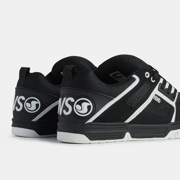 DVS Comanche Skate Shoes Black White - Skatewarehouse.co.uk