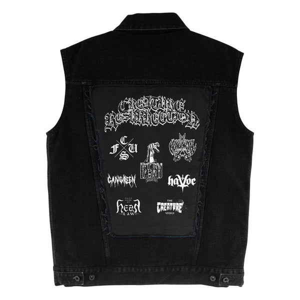 Creature Jacket Resurrection Vest Top - Black - Skatewarehouse.co.uk