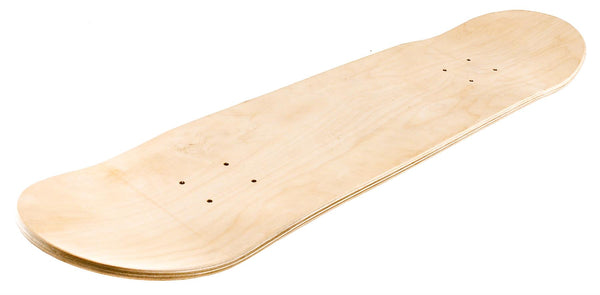 Venom Skateboards Blank Plain Art Deck Naturel Non Verni - 8.0