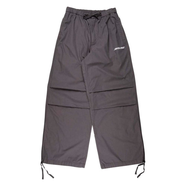 Santa Cruz Womens Pant Strip Parachute Pant - Slate Grey - Skatewarehouse.co.uk