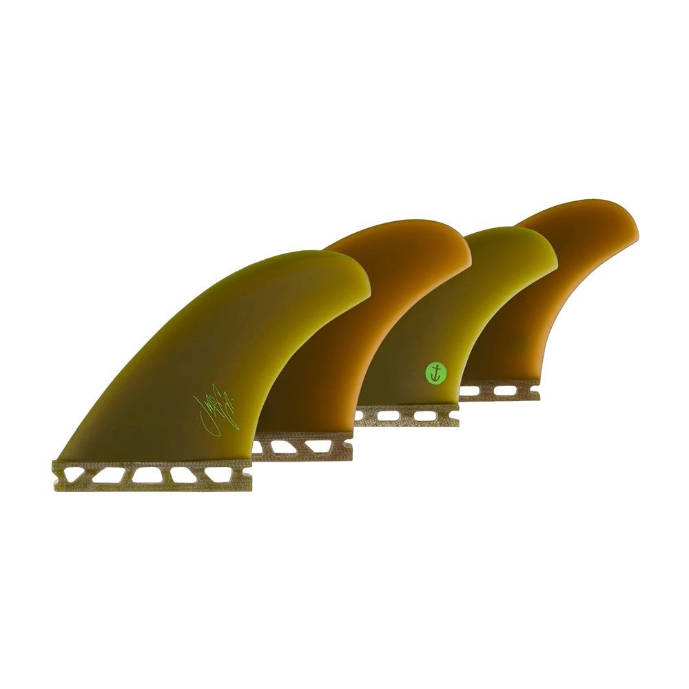 Captain Fin Co - Jeff McCallum Quad Raked - Medium - Green (Futures) - M