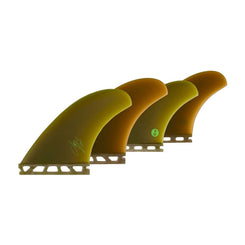 Captain Fin Co - Jeff McCallum Quad Raked - Medium - Green (Futures) - M