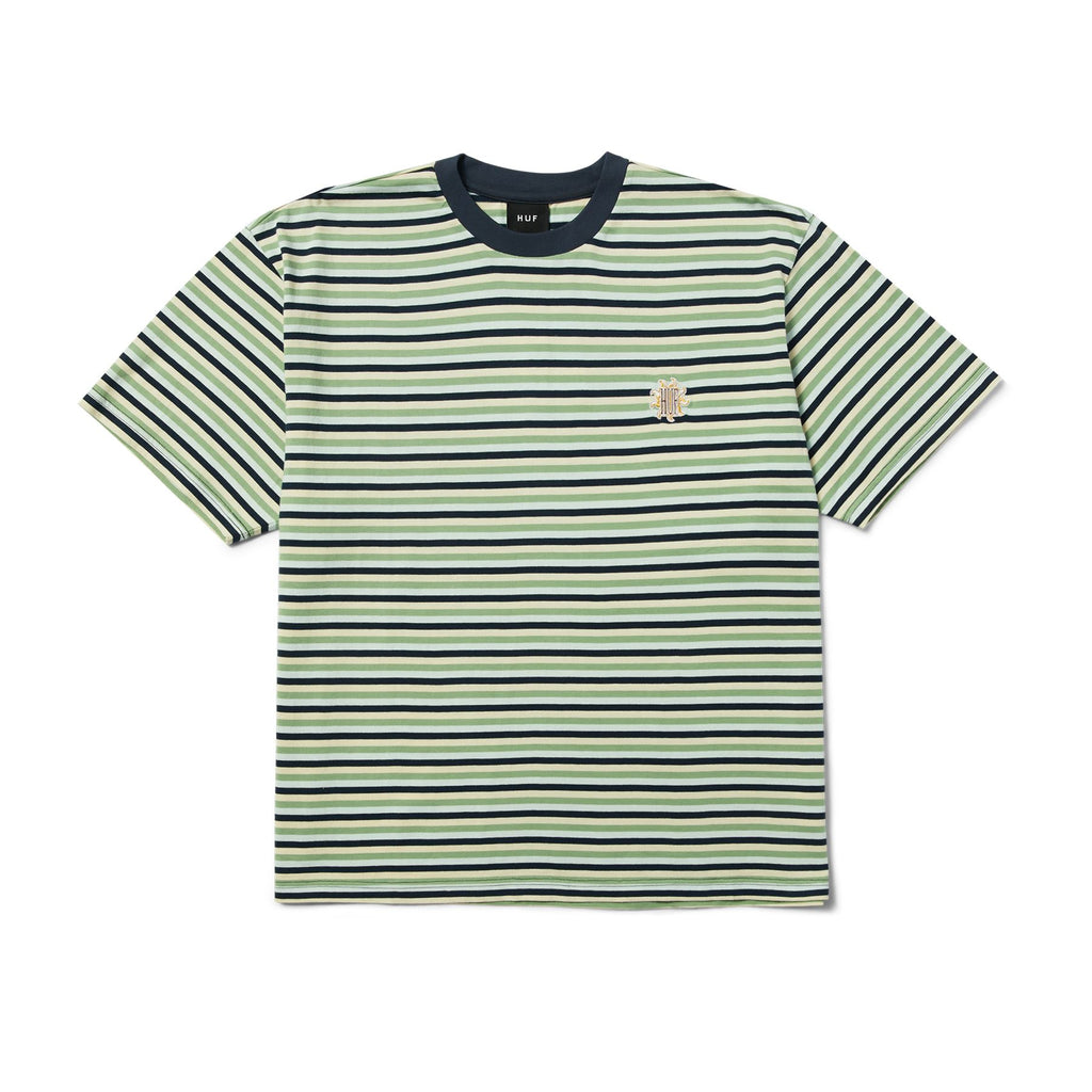 HUF Apollo Striped S / S Knit Boxy Top (Blue) T-Shirt - S