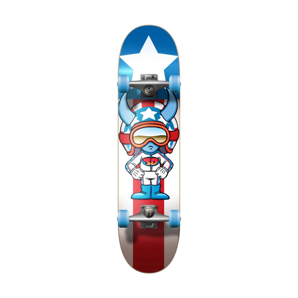 Speed Demons Stars Soft Top Multi Complete Skateboard - 6.75"