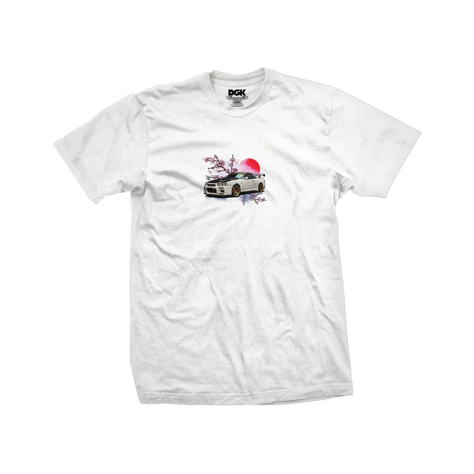 DGK Midnight Dreamer Tee White - Skatewarehouse.co.uk