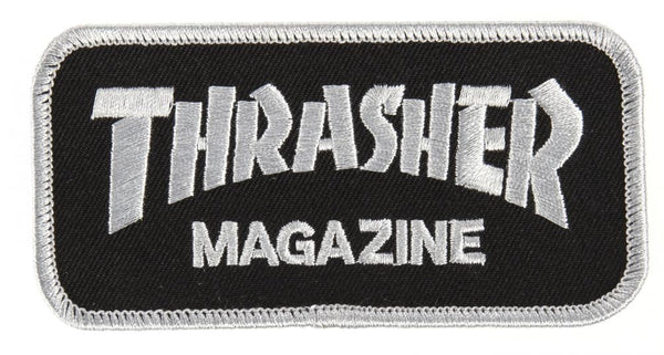 Thrasher Patch Magazine Logo Black / Silver -