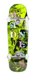 Madness Split R7 Saftey Yellow / Holographic x Venom Custom Complete Skateboard - 8.25"