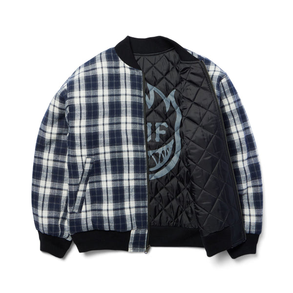 Spitfire Reversible Plaid Jacket (Navy / Black)