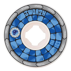 OJ Elite Hardline Skateboard Wheels John Worthington Pool Tile 99a - Blue - Skatewarehouse.co.uk