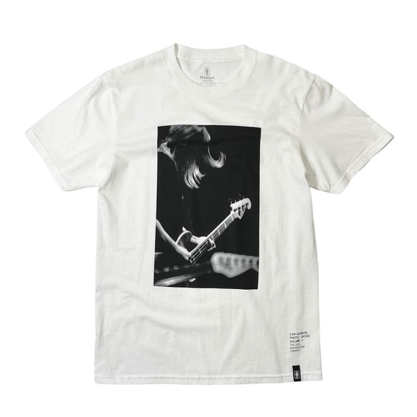Girl Shot by Spike Kim Gordon Tee White - Skatewarehouse.co.uk