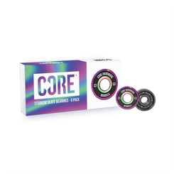 CORE Hardware Titanium Skate Bearings - NeoChrome (8PK) - Skatewarehouse.co.uk