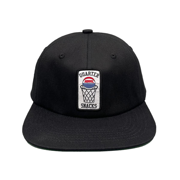 HOPPS x Quartersnacks Patch Snapback Black