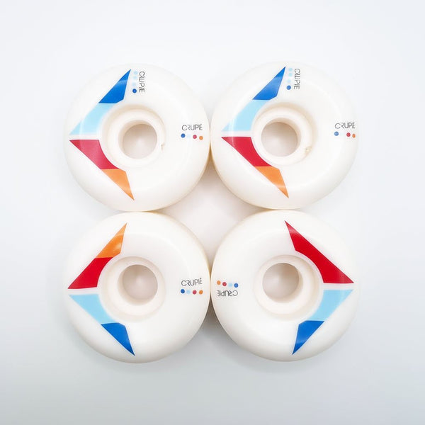 Crupie CTRL v Apex Skateboard Wheels - White