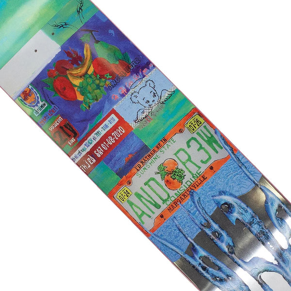 WKND Andrew Considine 'Plated' (SN) Silver Foil Skateboard Deck - 8.5