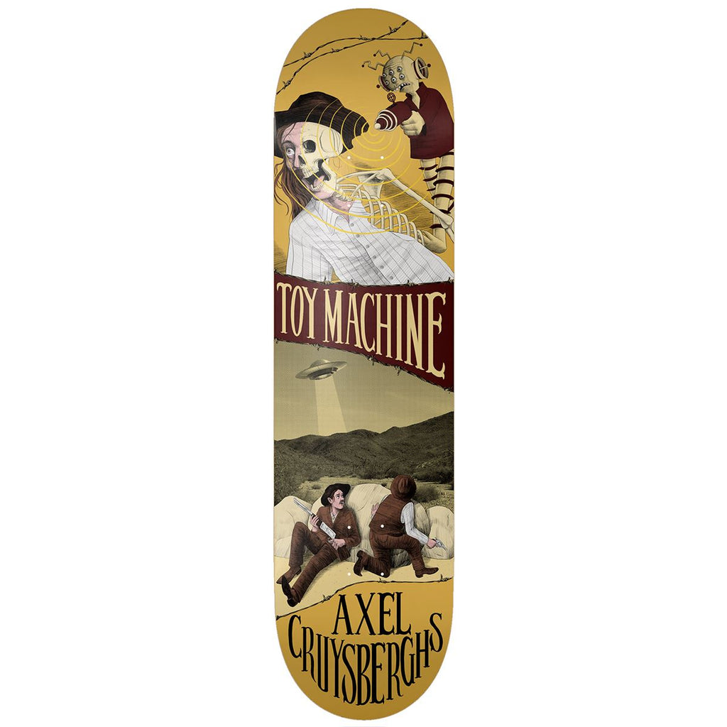 Toy Machine Axel Horror Show Skateboard Deck - 8.5" - Skatewarehouse.co.uk