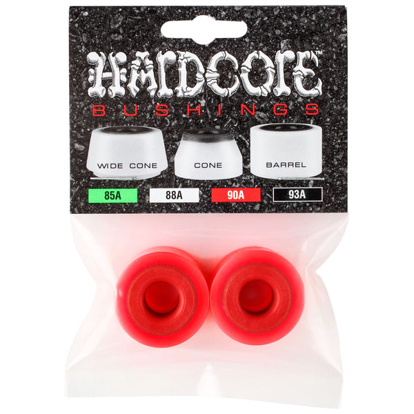 Powell Peralta Hardcore Bushings Barrel Bushing 90A Set Red / Red
