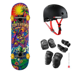 Tony Hawk SS 360 Utopia Mini Multi Complete Skateboard Bundle - 7.25"