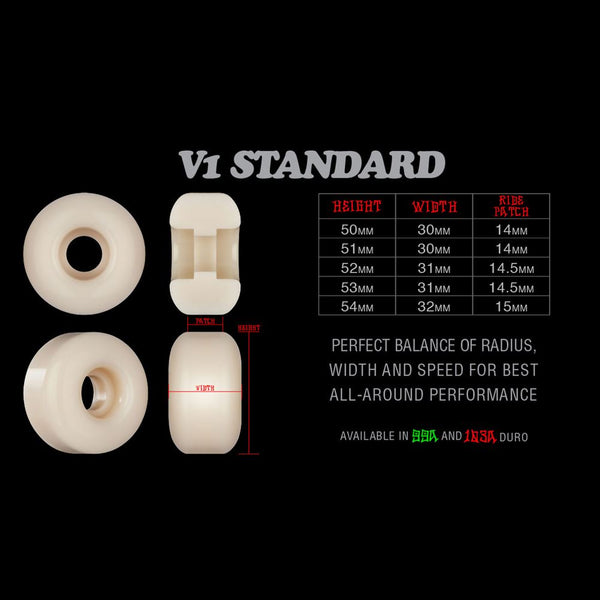 BONES STF • 54mm • 99A • V1 Standard (Spring '26) Skateboard Wheels