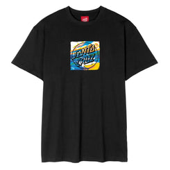 Santa Cruz T-Shirt Water View Front T-Shirt - Black - Skatewarehouse.co.uk